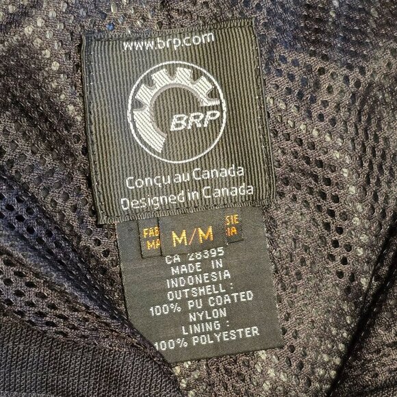 CAN-AM BRP Motorcycle ATV Riding Pants Med Black Waterproof Snowmobile - Picture 7 of 11